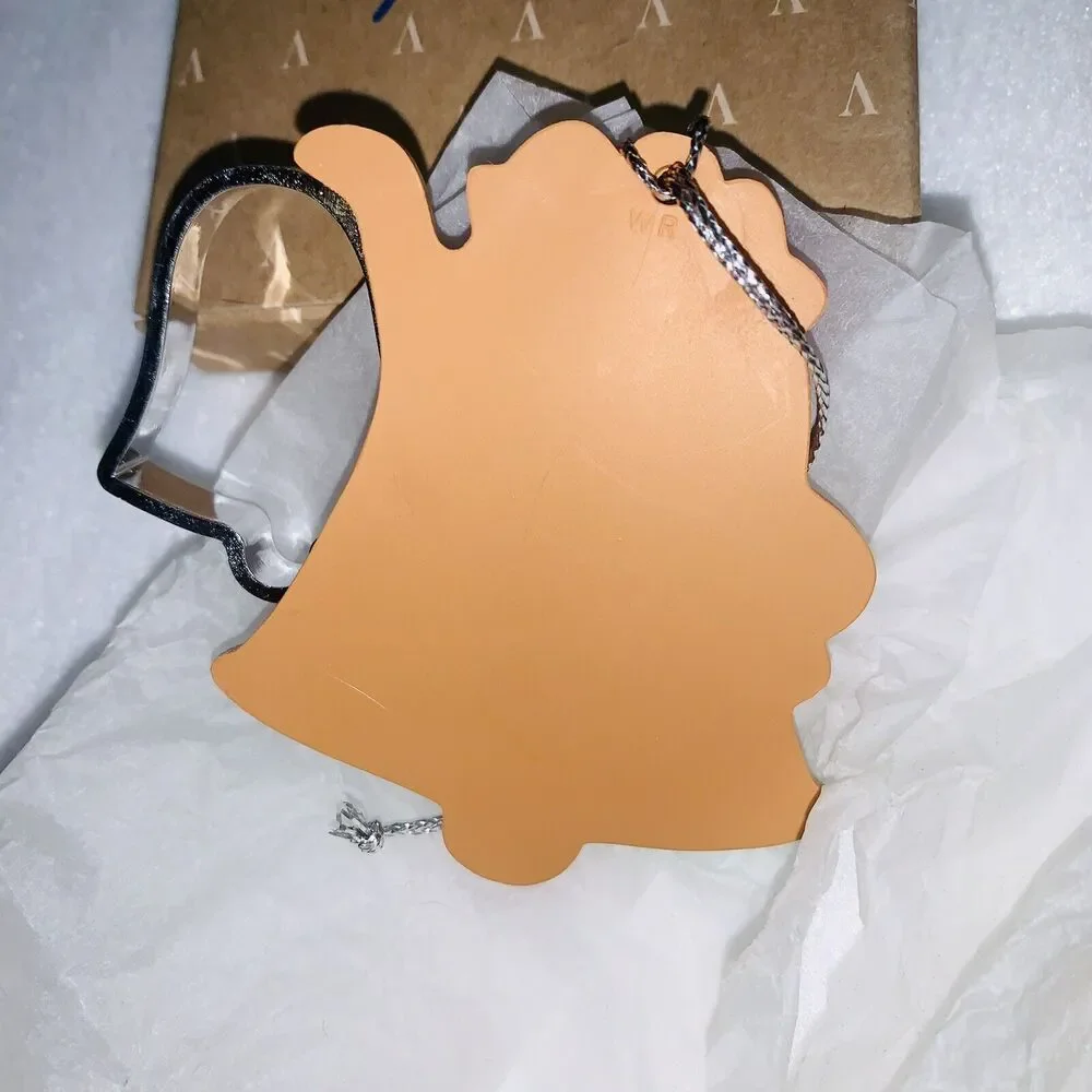 3 Vtg Avon Christmas Cookie Cutter Cuties Bell & Star Ornaments Paper Cutter NOS